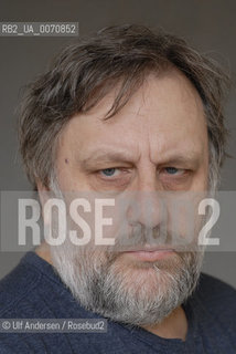 Slovenian philosopher Slavoj Zizek. Paris March 10, 2012 - ©Ulf Andersen/Rosebud2