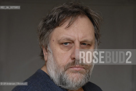 Slovenian philosopher Slavoj Zizek. Paris March 10, 2012 - ©Ulf Andersen/Rosebud2