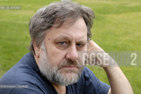 Slovenian philosopher Slavoj Zizek. Paris March 10, 2012 - ©Ulf Andersen/Rosebud2