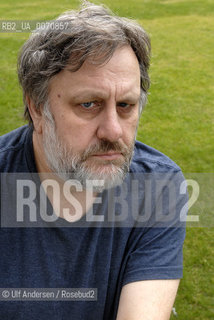 Slovenian philosopher Slavoj Zizek. Paris March 10, 2012 - ©Ulf Andersen/Rosebud2