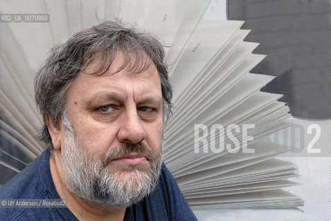 Slovenian philosopher Slavoj Zizek. Paris March 10, 2012 - ©Ulf Andersen/Rosebud2