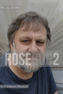 Slovenian philosopher Slavoj Zizek. Paris March 10, 2012 - ©Ulf Andersen/Rosebud2