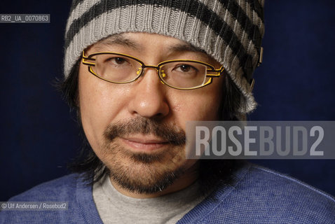 Japanese writer Hideo Furukawa. Paris, march 19, 2012 - ©Ulf Andersen/Rosebud2