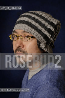 Japanese writer Hideo Furukawa. Paris, march 19, 2012 - ©Ulf Andersen/Rosebud2