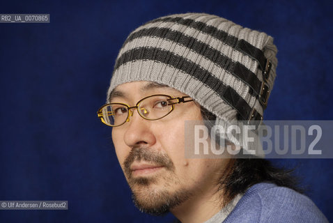 Japanese writer Hideo Furukawa. Paris, march 19, 2012 - ©Ulf Andersen/Rosebud2