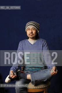 Japanese writer Hideo Furukawa. Paris, march 19, 2012 - ©Ulf Andersen/Rosebud2