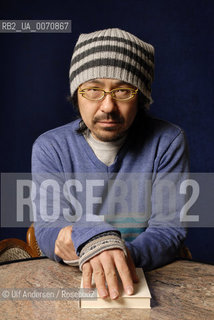 Japanese writer Hideo Furukawa. Paris, march 19, 2012 - ©Ulf Andersen/Rosebud2