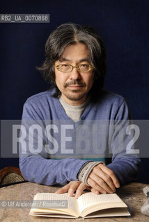 Japanese writer Hideo Furukawa. Paris, march 19, 2012 - ©Ulf Andersen/Rosebud2