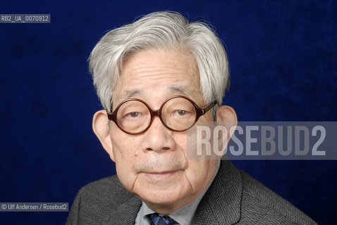 Japanese writer Kenzaburo Oe. Paris march 18, 2012 - ©Ulf Andersen/Rosebud2