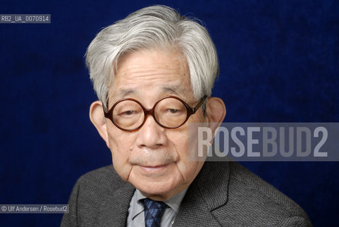 Japanese writer Kenzaburo Oe. Paris march 18, 2012 - ©Ulf Andersen/Rosebud2