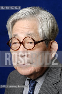 Japanese writer Kenzaburo Oe. Paris march 18, 2012 - ©Ulf Andersen/Rosebud2