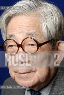 Japanese writer Kenzaburo Oe. Paris march 18, 2012 - ©Ulf Andersen/Rosebud2