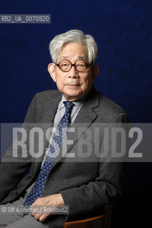 Japanese writer Kenzaburo Oe. Paris march 18, 2012 - ©Ulf Andersen/Rosebud2