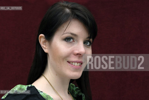 Finnish writer Riikka Pulkkinen. Paris, march 17, 2012 - ©Ulf Andersen/Rosebud2