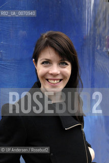 Finnish writer Riikka Pulkkinen. Paris, march 17, 2012 - ©Ulf Andersen/Rosebud2