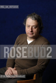 Russian writer Maxime Ossipov. Paris, march 18, 2012 - ©Ulf Andersen/Rosebud2