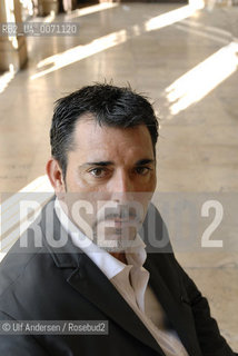 Spanish writer Victor Del Arbol. Lyon, April 1, 2012 - ©Ulf Andersen/Rosebud2