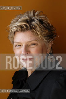 American writer Patricia MacDonald. Lyon, March 31, 2012 - ©Ulf Andersen/Rosebud2