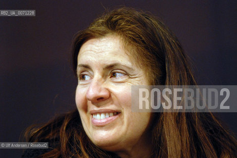 Italian writer Milena Agus. Paris, March 17, 2012 - ©Ulf Andersen/Rosebud2