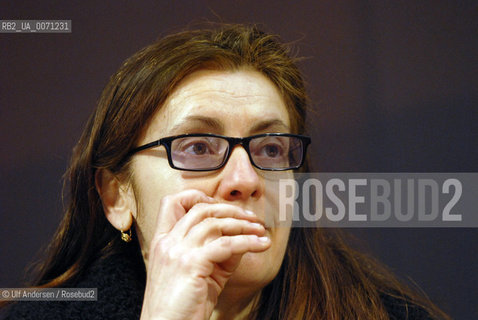 Italian writer Milena Agus. Paris, March 17, 2012 - ©Ulf Andersen/Rosebud2