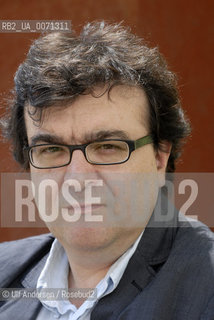 Spanish writer Javier Cercas. Lyon, June 2, 2012 - ©Ulf Andersen/Rosebud2