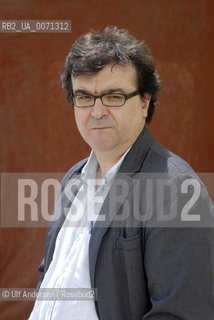 Spanish writer Javier Cercas. Lyon, June 2, 2012 - ©Ulf Andersen/Rosebud2