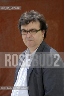 Spanish writer Javier Cercas. Lyon, June 2, 2012 - ©Ulf Andersen/Rosebud2