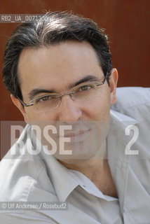 Colombian writer Juan Gabriel Vasquez. Lyon, June 2, 2012 - ©Ulf Andersen/Rosebud2