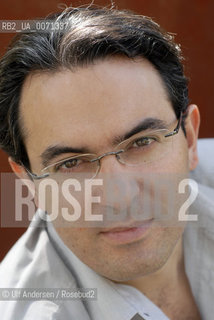 Colombian writer Juan Gabriel Vasquez. Lyon, June 2, 2012 - ©Ulf Andersen/Rosebud2