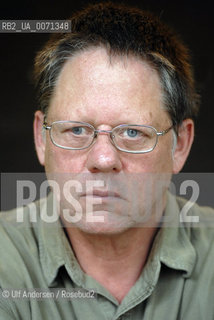 American writer William T. Vollmann. Lyon, June 2, 2012 - ©Ulf Andersen/Rosebud2