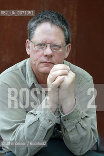 American writer William T. Vollmann. Lyon, June 2, 2012 - ©Ulf Andersen/Rosebud2