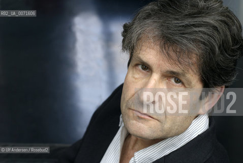 French writer Lionel Duroy. Paris, February 19, 2010 - ©Ulf Andersen/Rosebud2