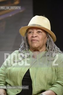 American writer Toni Morrison. Paris, September 21, 2012 - ©Ulf Andersen/Rosebud2