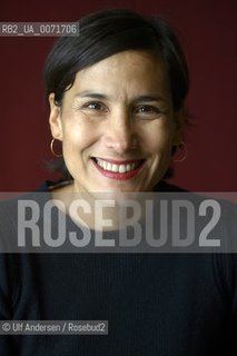 Peruvian writer Grecia Caceres. Paris, september 23, 2012 - ©Ulf Andersen/Rosebud2