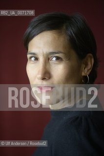 Peruvian writer Grecia Caceres. Paris, september 23, 2012 - ©Ulf Andersen/Rosebud2