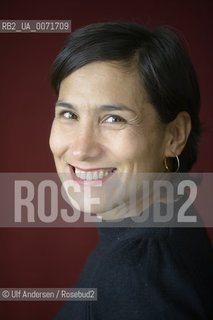 Peruvian writer Grecia Caceres. Paris, september 23, 2012 - ©Ulf Andersen/Rosebud2