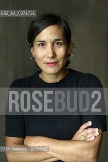 Peruvian writer Grecia Caceres. Paris, september 23, 2012 - ©Ulf Andersen/Rosebud2