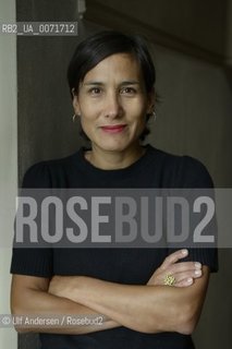 Peruvian writer Grecia Caceres. Paris, september 23, 2012 - ©Ulf Andersen/Rosebud2