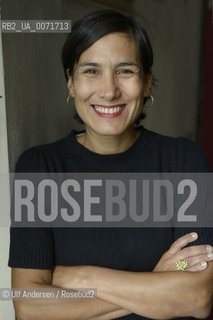 Peruvian writer Grecia Caceres. Paris, september 23, 2012 - ©Ulf Andersen/Rosebud2