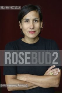 Peruvian writer Grecia Caceres. Paris, september 23, 2012 - ©Ulf Andersen/Rosebud2