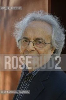 Adonis, Syrian-Lebanese poet, Pseudonym of Ali Ahmed Said Esber. Paris, september 16, 2012 - ©Ulf Andersen/Rosebud2