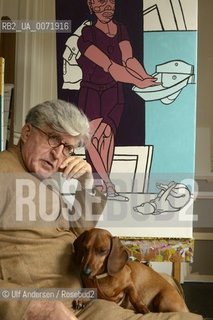 Valerio Adami, Italian painter in his studio. Paris, October 9, 2012 - ©Ulf Andersen/Rosebud2