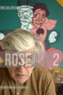 Valerio Adami, Italian painter in his studio. Paris, October 9, 2012 - ©Ulf Andersen/Rosebud2