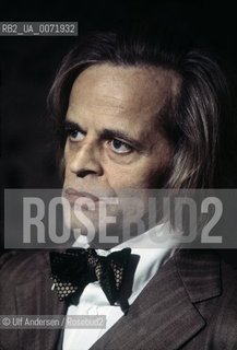 Klaus Kinski, German actor. Paris, October 7, 1976 - ©Ulf Andersen/Rosebud2