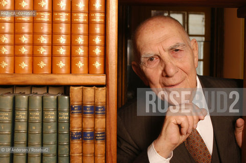 Stephane Hessel at home in Paris. ©Ulf Andersen/Rosebud2
