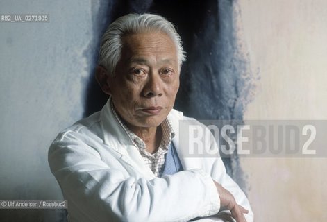 Zao Wou Ki, French-Chinese painter in his studio in 1988. ©Ulf Andersen/Rosebud2