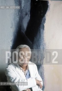 Zao Wou Ki, French-Chinese painter in his studio in 1988. ©Ulf Andersen/Rosebud2