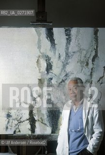 Zao Wou Ki, French-Chinese painter in his studio in 1988. ©Ulf Andersen/Rosebud2