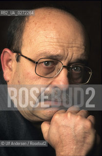 Manuel Vasquez Montalban, Spanish writer. Paris, February 25, 1996 - ©Ulf Andersen/Rosebud2