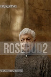 Italian writer Loriano Macchiavelli. Lyon, April 1, 2007 - ©Ulf Andersen/Rosebud2